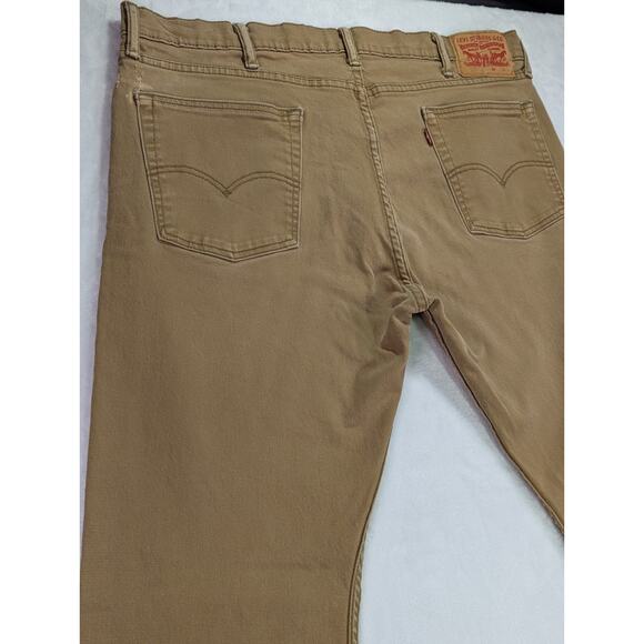 Levis 514 Straight Fit Brown/Tan 39W 32L Jeans (Inner Tags Removed) - Picture 8 of 8